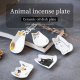 Japanese Style Ceramic tiny Plate Creativity Home Restaurant Soy Sauce Vinegar Mustard Seasoning Animal Ceramic Dish Kitchen